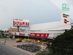 ป้ายบิลบอร์ด Grand Home Mart ขนาด 8 x 20 x23m + ติดตั้งตัวอักษร บางบัวทอง